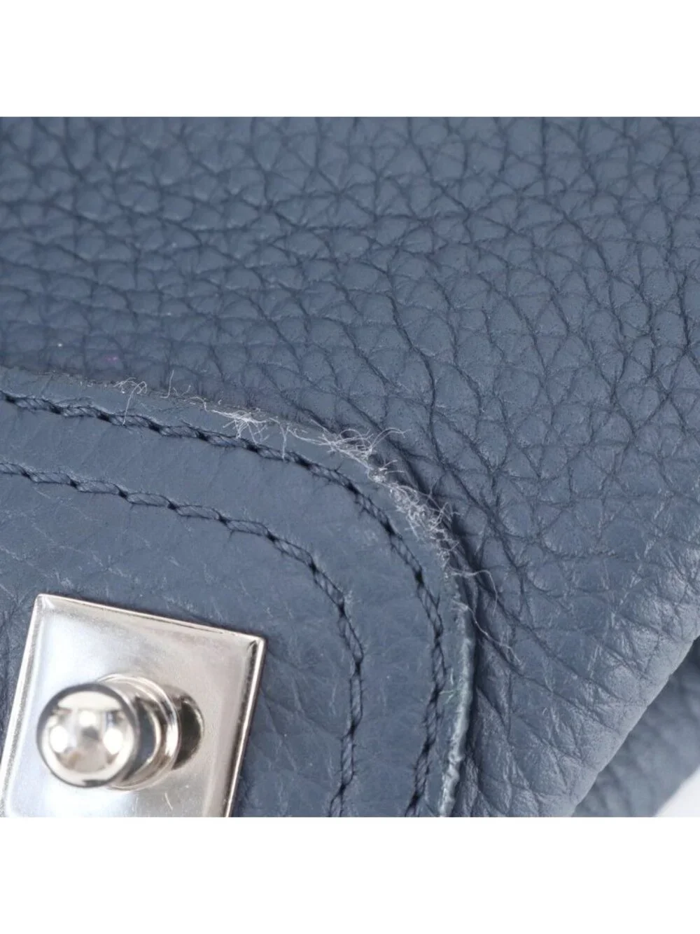 Louis Vuitton Greenwich Zipped Tote Bag Cuir Taurillon Leather Marine